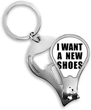 אני רוצה חדש נעלי ציפורן קליפר קאטר פותחן מפתח שרשרת מספריים