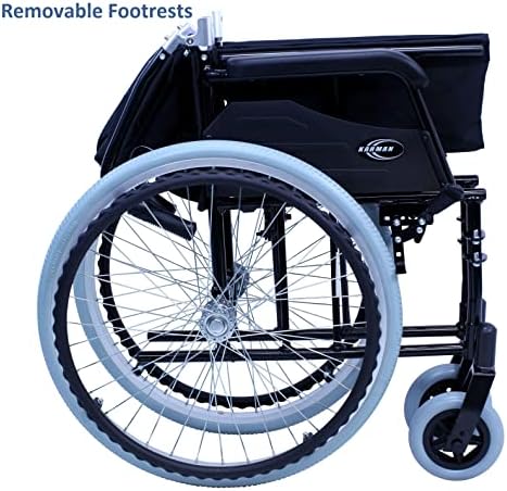 קרמן בריאות ליטר-980 24 ק ג כיסא גלגלים קל במיוחד עם הדום נשלף, דגם דור 2 ק