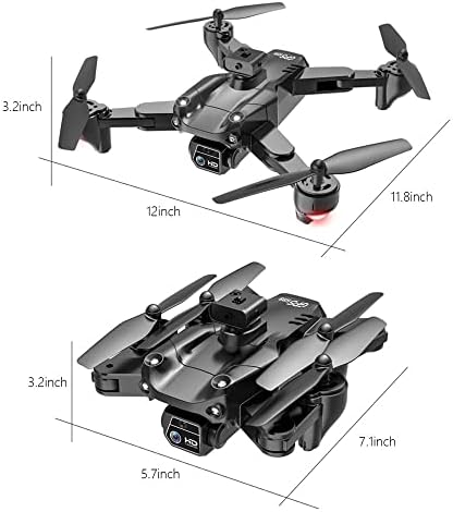 Afeboo Kids Mini Drone עם מצלמה, מכונת קיפול קיפול Quadcopter עם מצלמה 4K HD מצלמה שלט רחוק מתנה