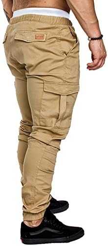 גברים של רצים ספורט מכנסי טרנינג-אופנה מטען מכנסיים כושר מסלול מכנסיים דק נוח מכנסיים