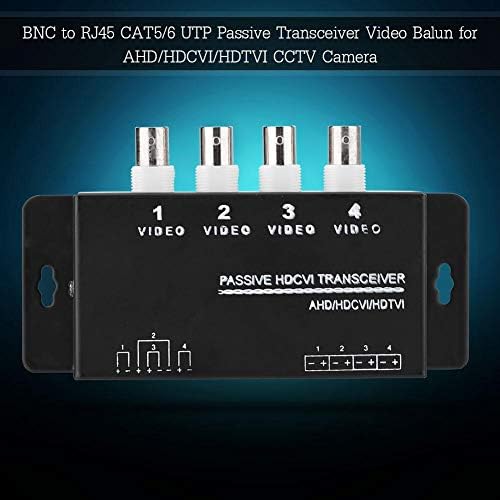 משדר וידאו פסיבי BNC ל- RJ45 CAT5/6 UTP משדר משדר פסיבי וידאו בלון למצלמת AHD/HDCVI/HDTVI CCTV