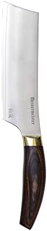 Messermeister Kawashima 6 ”סכין Nakiri - SG2 פלדה אבקה, Bodster Bolster & Walnut Pakkawood ידית