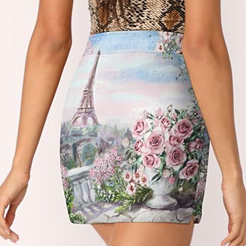 קיץ בפריז ציור נשים של סקורט גבוהה מותן אונליין קצר חצאית שכבה כפולה ספורט גולף חצאיות בגדי עבודה