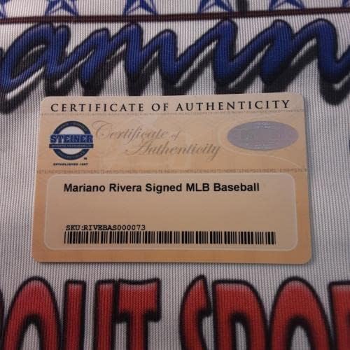 Mariano Rivera אותנטי חתום בכדור חתימה חתימה JSA - כדורי חתימה