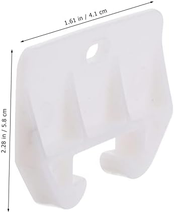 ארהב איטום בול-PS-AC-870 מוט פלסטיק לבן אצטל, 1/16 גובה, 6 רוחב, אורך 24